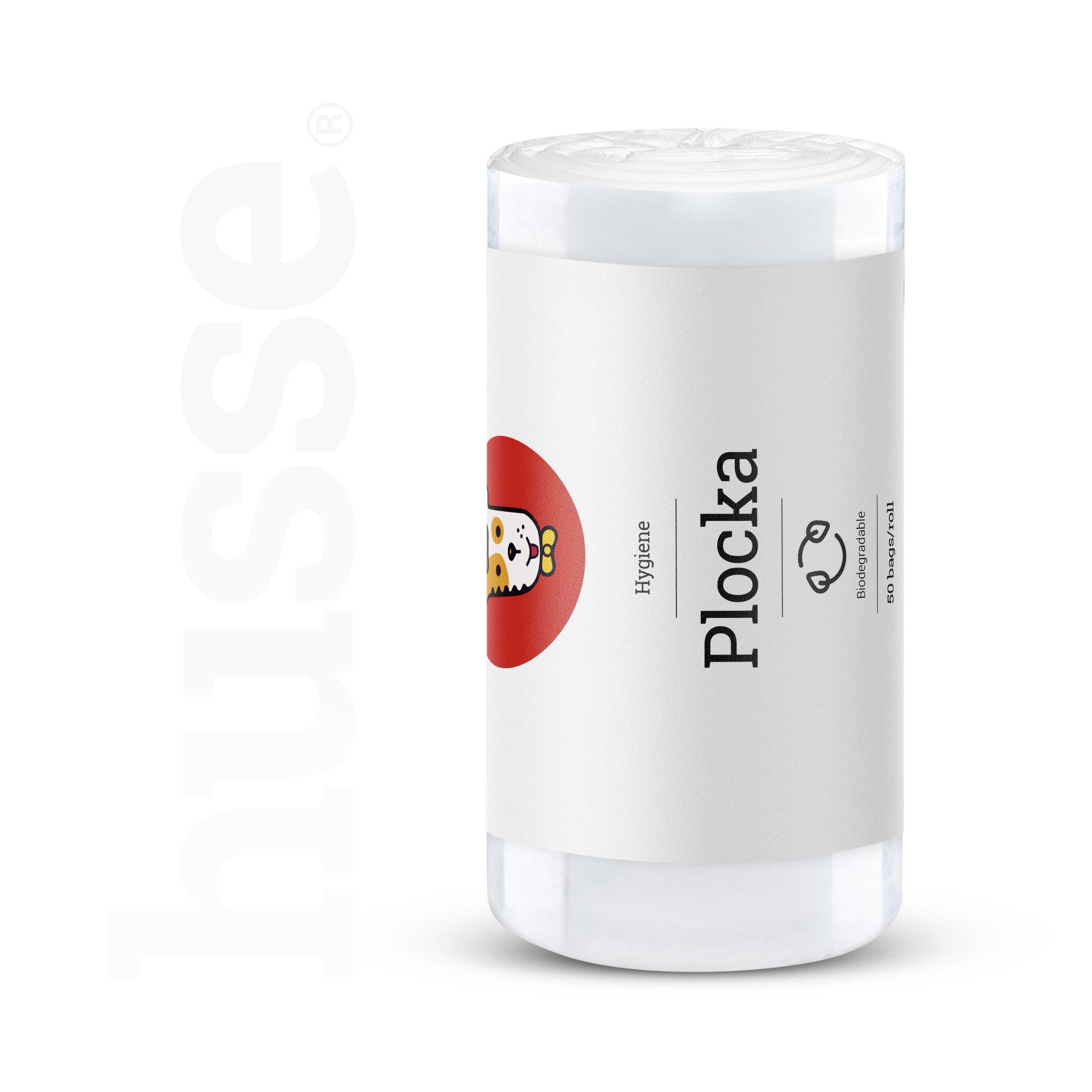 Plocka, 50 sacchetti/rotolo | Sacchetti biodegradabili per raccolta rifiuti