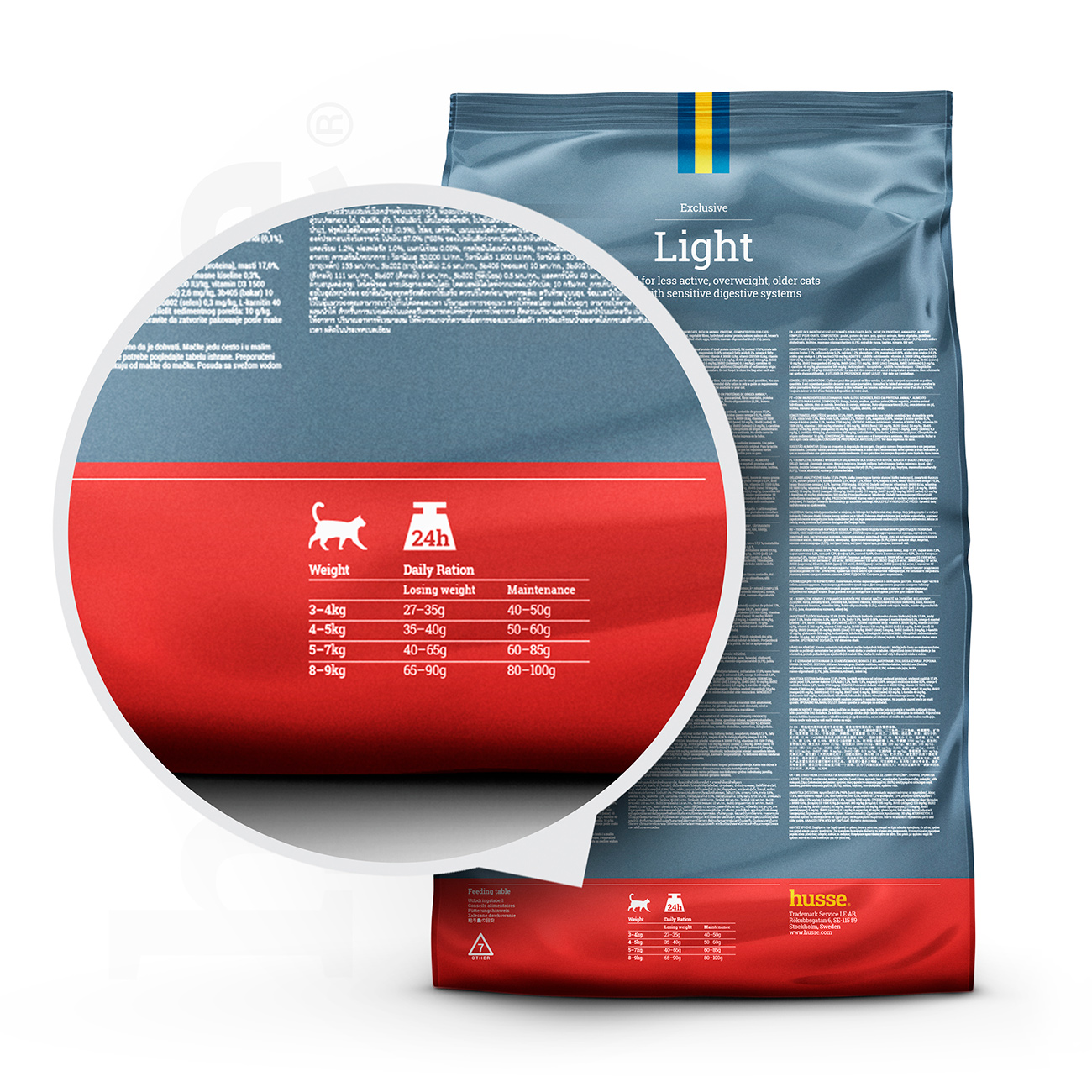 Exclusive Light, 2 kg | Crocchette per gatti in sovrappeso