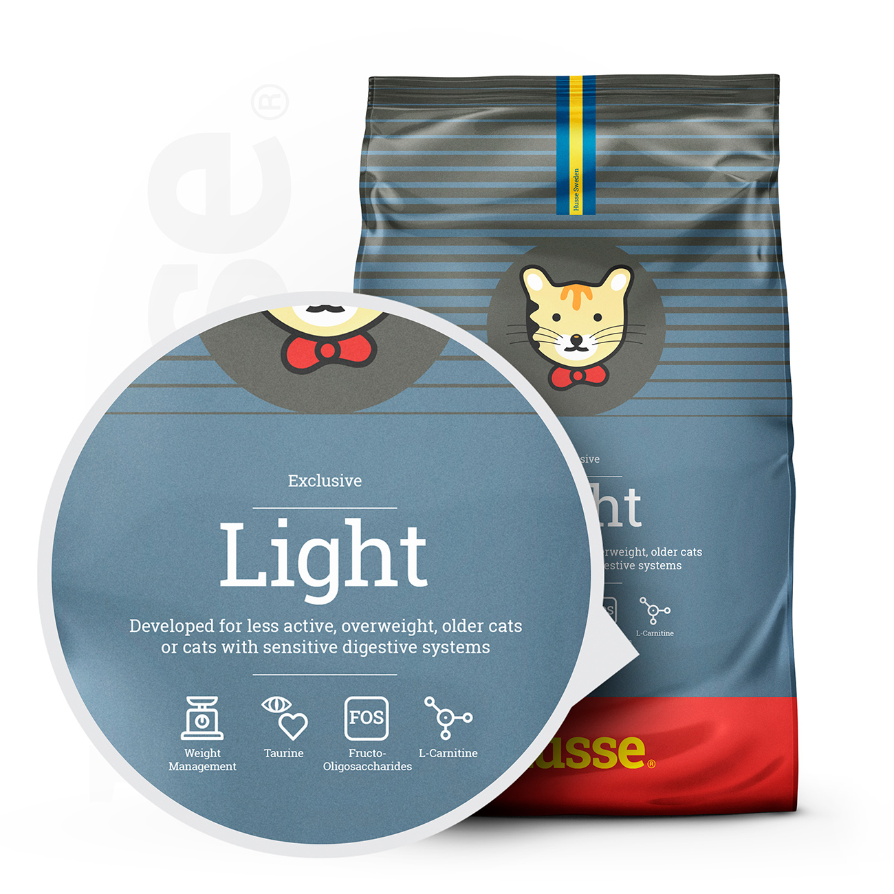 Exclusive Light, 2 kg | Crocchette per gatti in sovrappeso