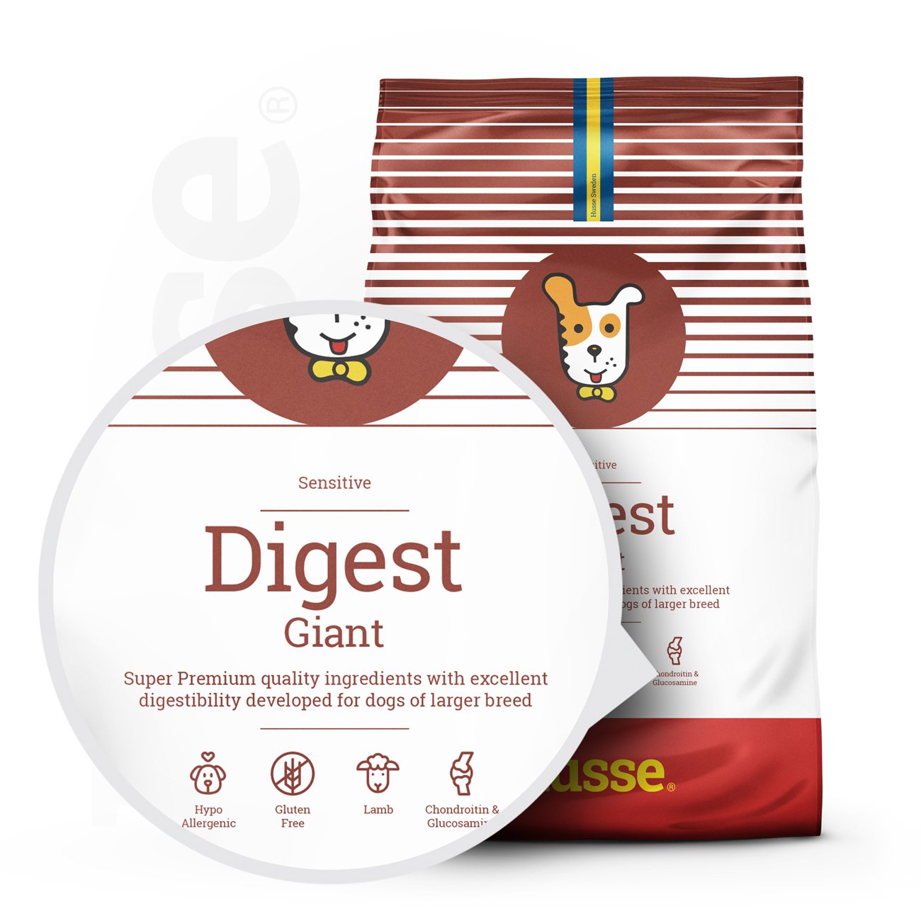 Digest Giant, 12.5 kg | Crocchette per cani di taglia grande con digestione sensibile