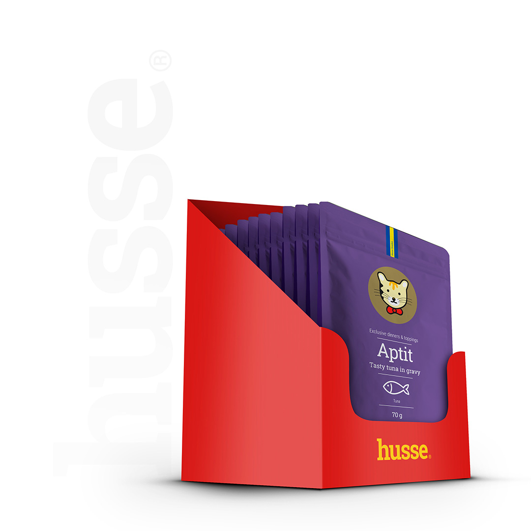 Aptit Tonno, box 12x70g | Filetto di tonno in salsa per gatti