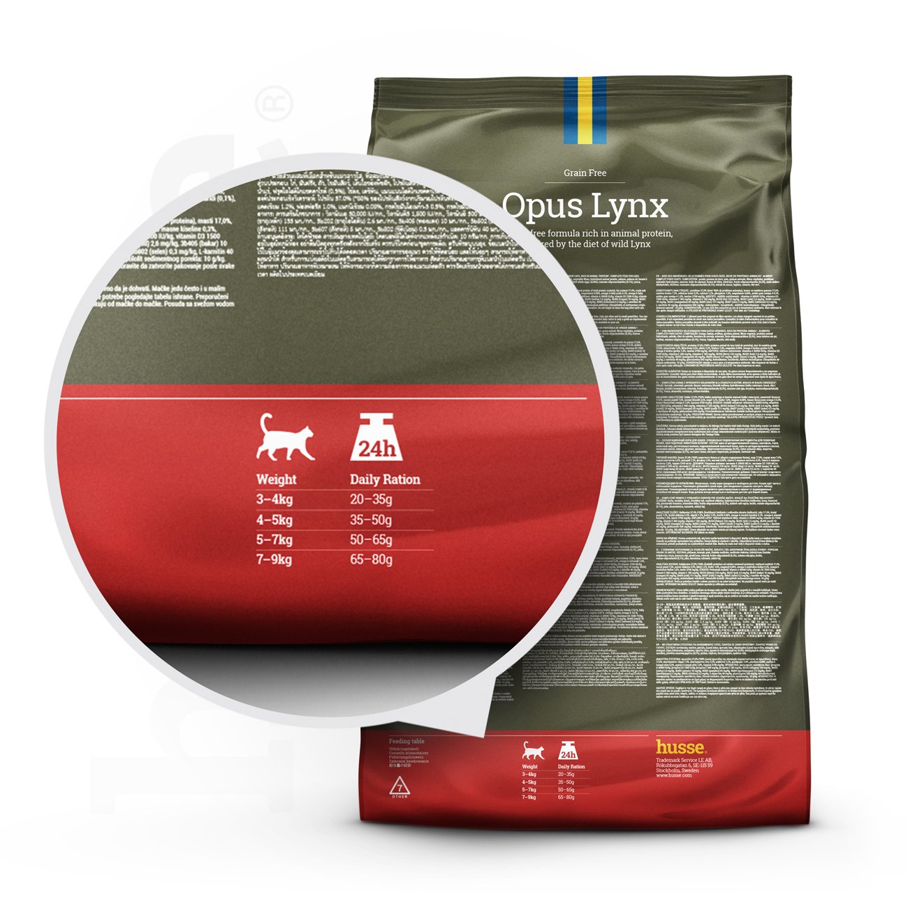Opus Lynx, 2 kg | Crocchette per gatti senza cereali