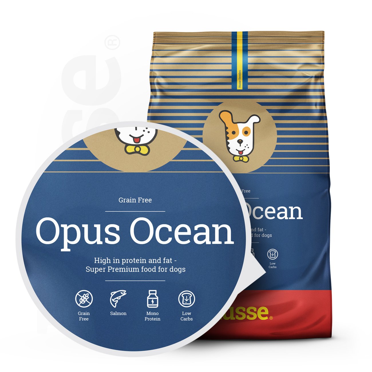 Opus Ocean, 2 kg | Crocchette senza cereali per cani digestione sensibile