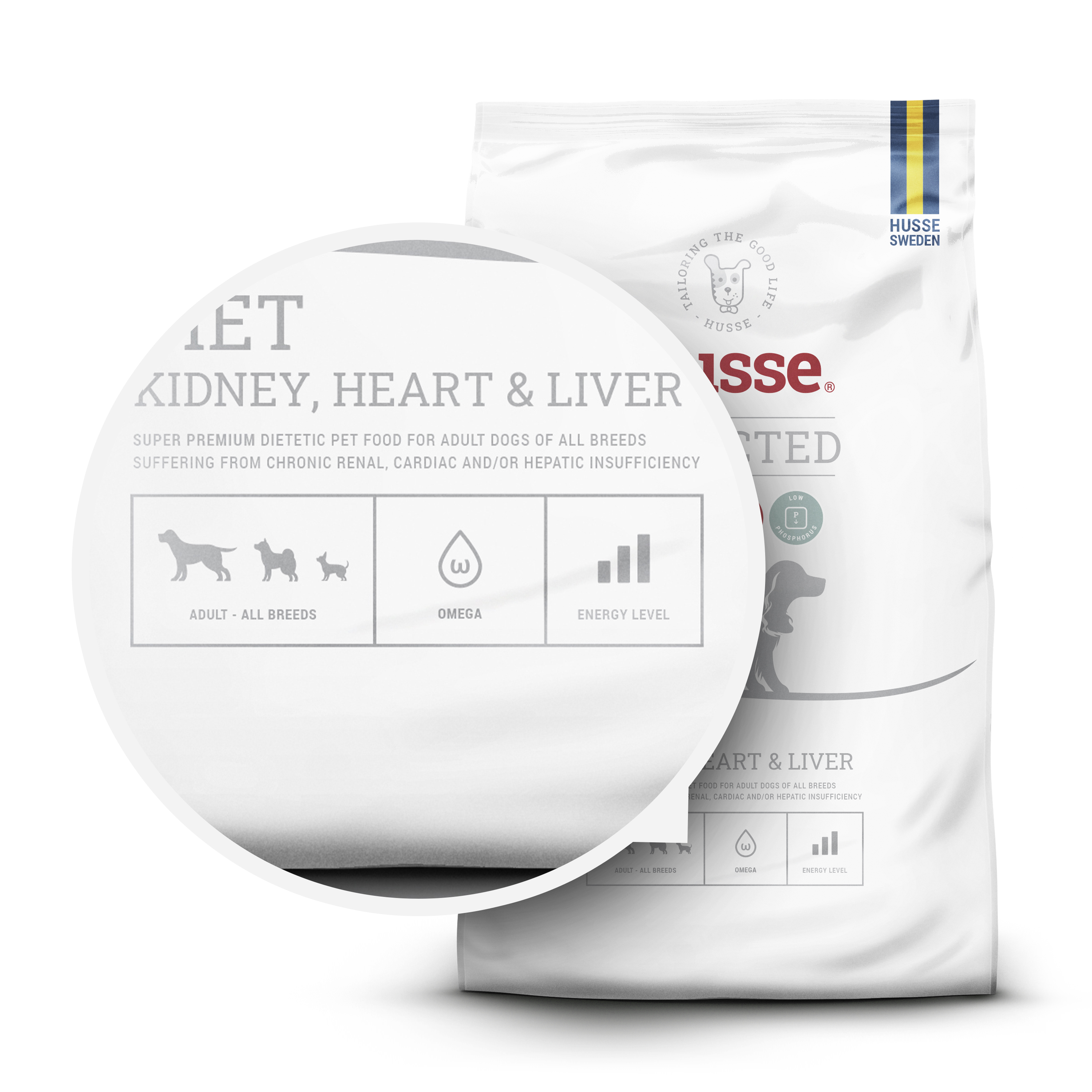 Crocchette dietetiche per cani speciale per reni, cuore e fegato | Diet Kidney, Heart & Liver - 7kg
