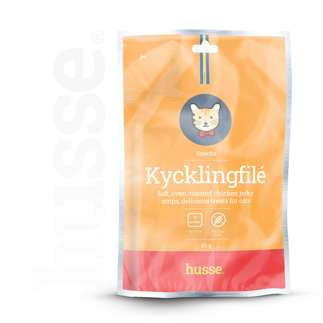 Kycklingfilé, 80 g | Snack di pollo al forno per gatti