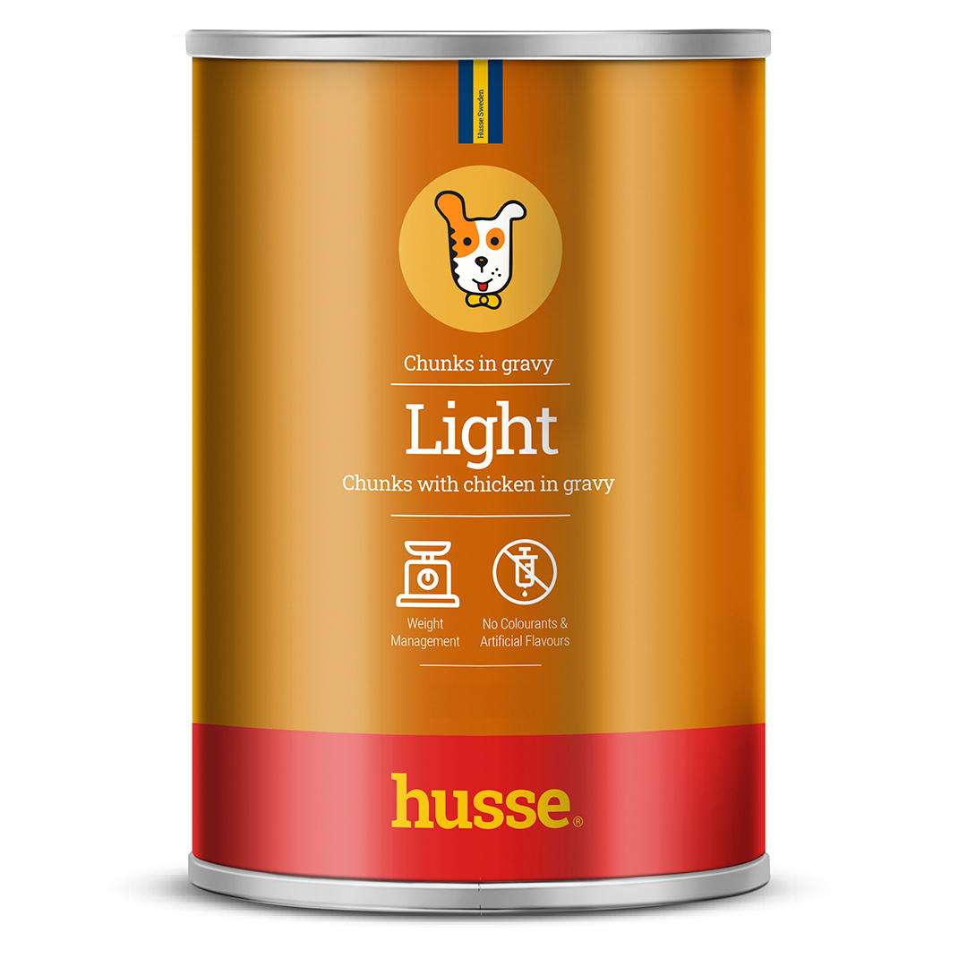 Light, 400 g | Bocconcini in salsa per cani in sovrappeso
