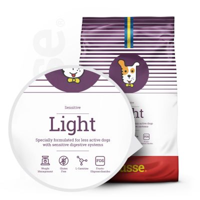 Sensitive Light, 12.5 kg | Crocchette per cani meno attivi con digestione sensibile