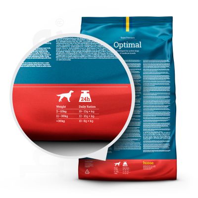 Optimal, 12 kg | Crocchette per cani attivi di taglia media