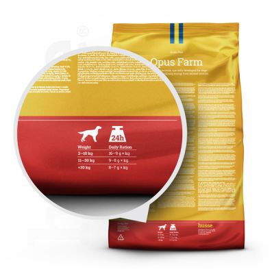 Opus Farm, 12 kg | Crocchette per cani con digestione sensibile senza cereali