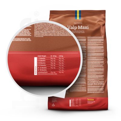 Valp Maxi, 12 kg | Crocchette per cuccioli di taglia grande