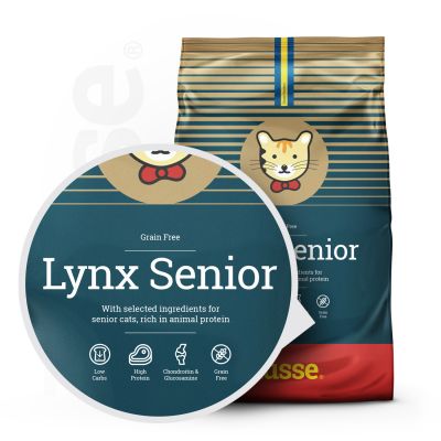 Lynx Senior, 7 kg | Crocchette per gatti anziani senza cereali